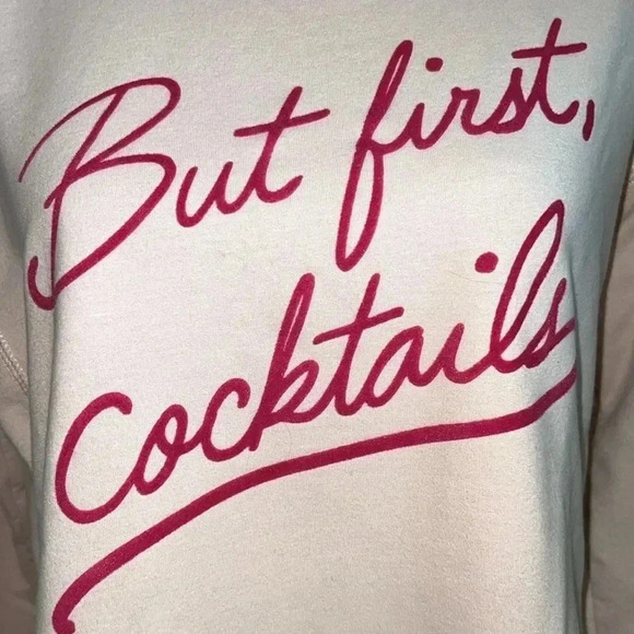 Wildfox Pink Sweatshirt with Red Text - Picture 8 of 14